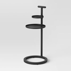 Black Metal Tiered Plant Stand